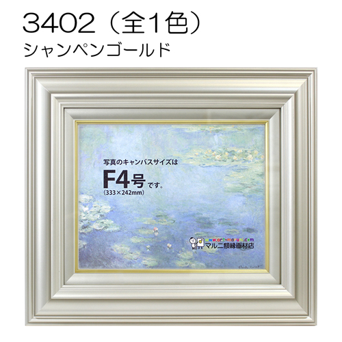 3402(アクリル)　【既製品サイズ】油彩額縁