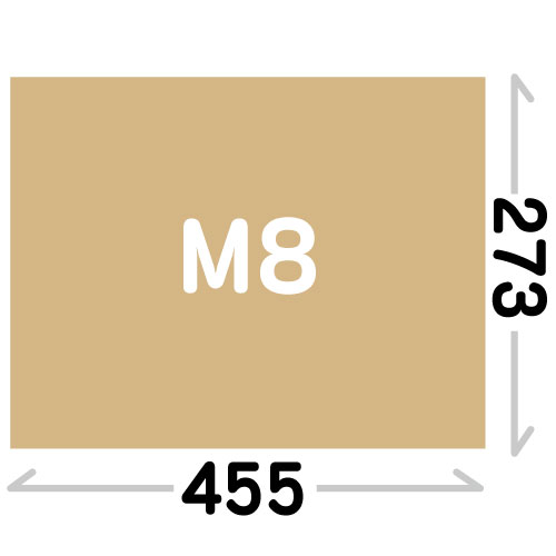 M8(455×273mm)