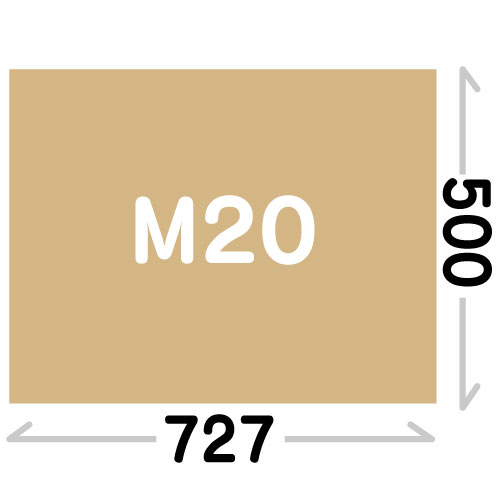 M20(727×500mm)