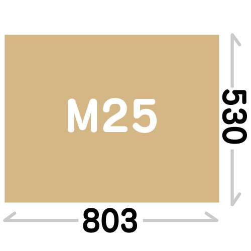 M25(803×530mm)