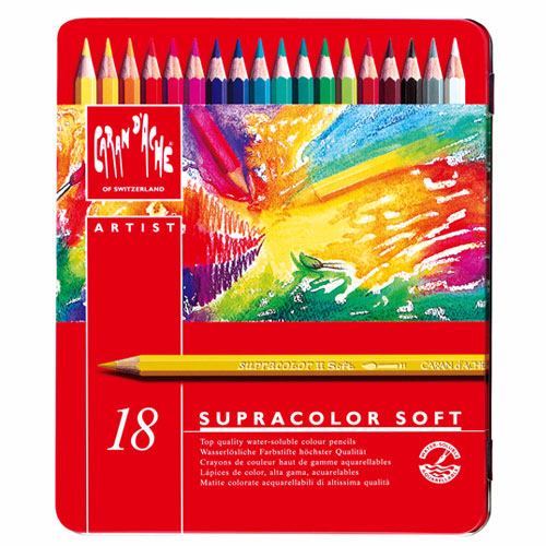 【カランダッシュスプラカラー】　水彩色鉛筆18色セット(3888-318)