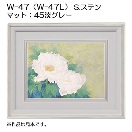 W-47(W-47L) フレーム:Sステン(アクリル) | マルニ額縁画材店