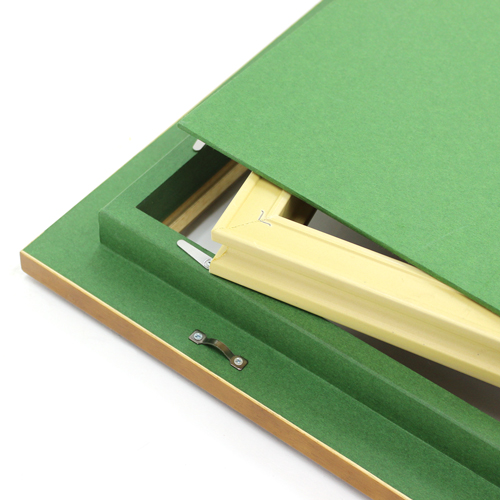 油彩額縁：7720 チーク（アクリル）（既製品サイズ） | マルニ額縁画材店