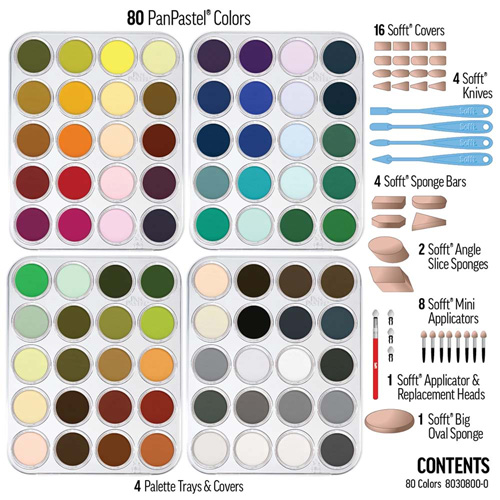ホルベイン]パンパステル80色セット 30800 | 額縁通販・画材通販のこと