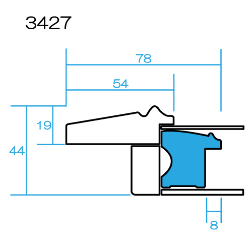 油彩額縁：3427 木地 (既製品サイズ) | マルニ額縁画材店