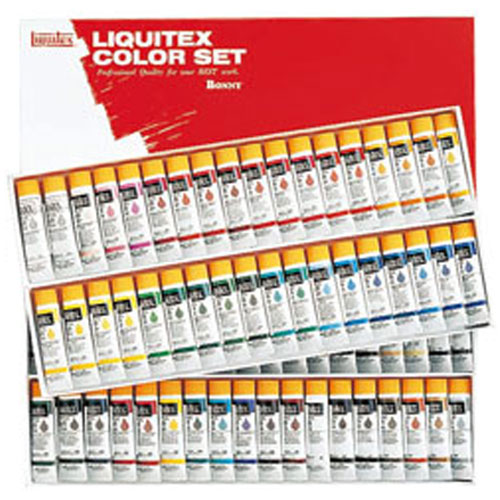 [リキテックス]アクリル絵具ソフト　71色セット　6号チューブ