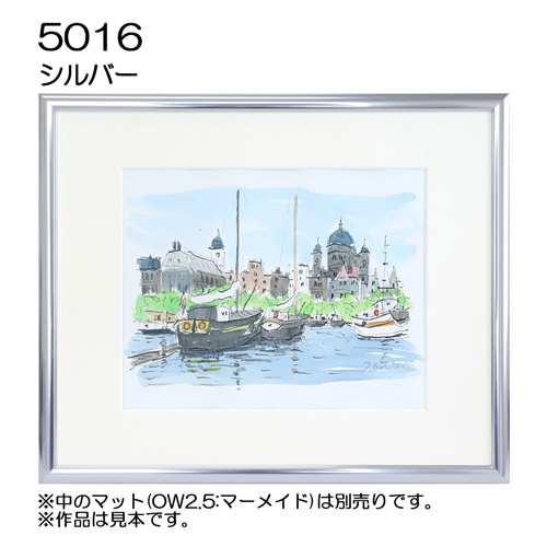 デッサン額縁：5016 シルバー (UVカットアクリル)