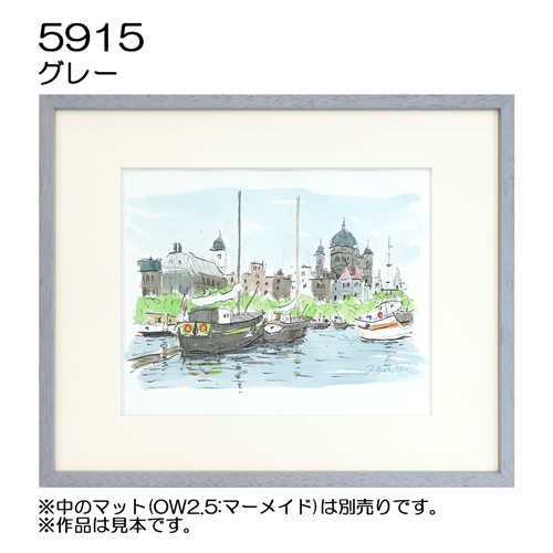 デッサン額縁：5915 グレー（UVカットアクリル）