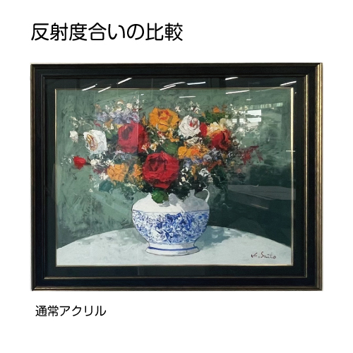 額縁表面 AR低反射 Lifetimeアクリル板（3mm厚） 【オーダーサイズ