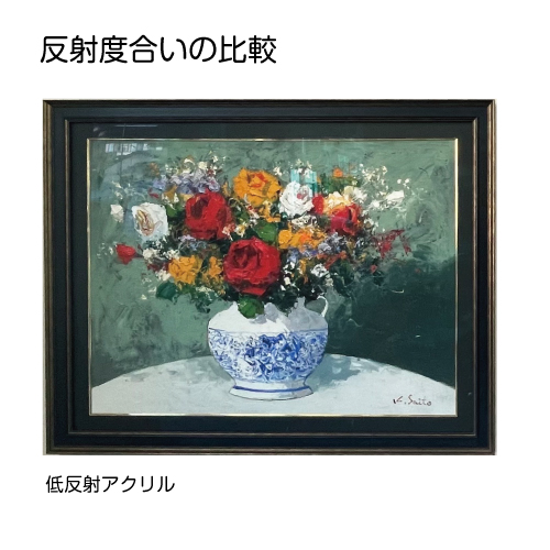 額縁表面 AR低反射 Lifetimeアクリル板（3mm厚） 【オーダーサイズ