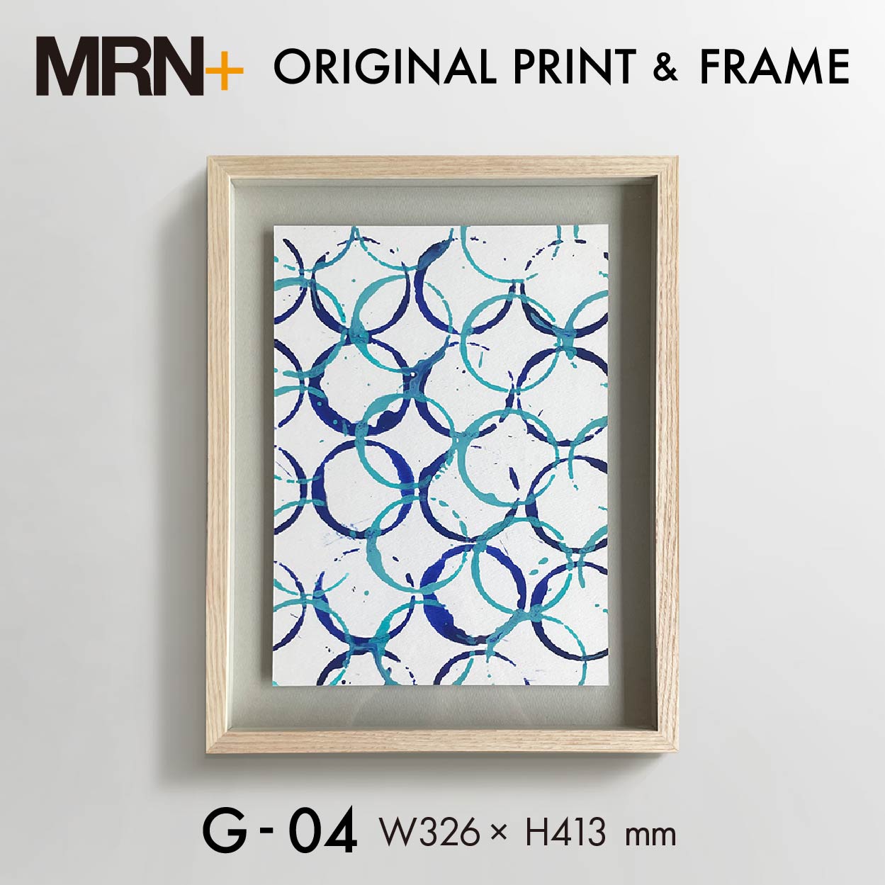 【MRN+ ART】 ORIGINAL PRINT + FRAME　G-04