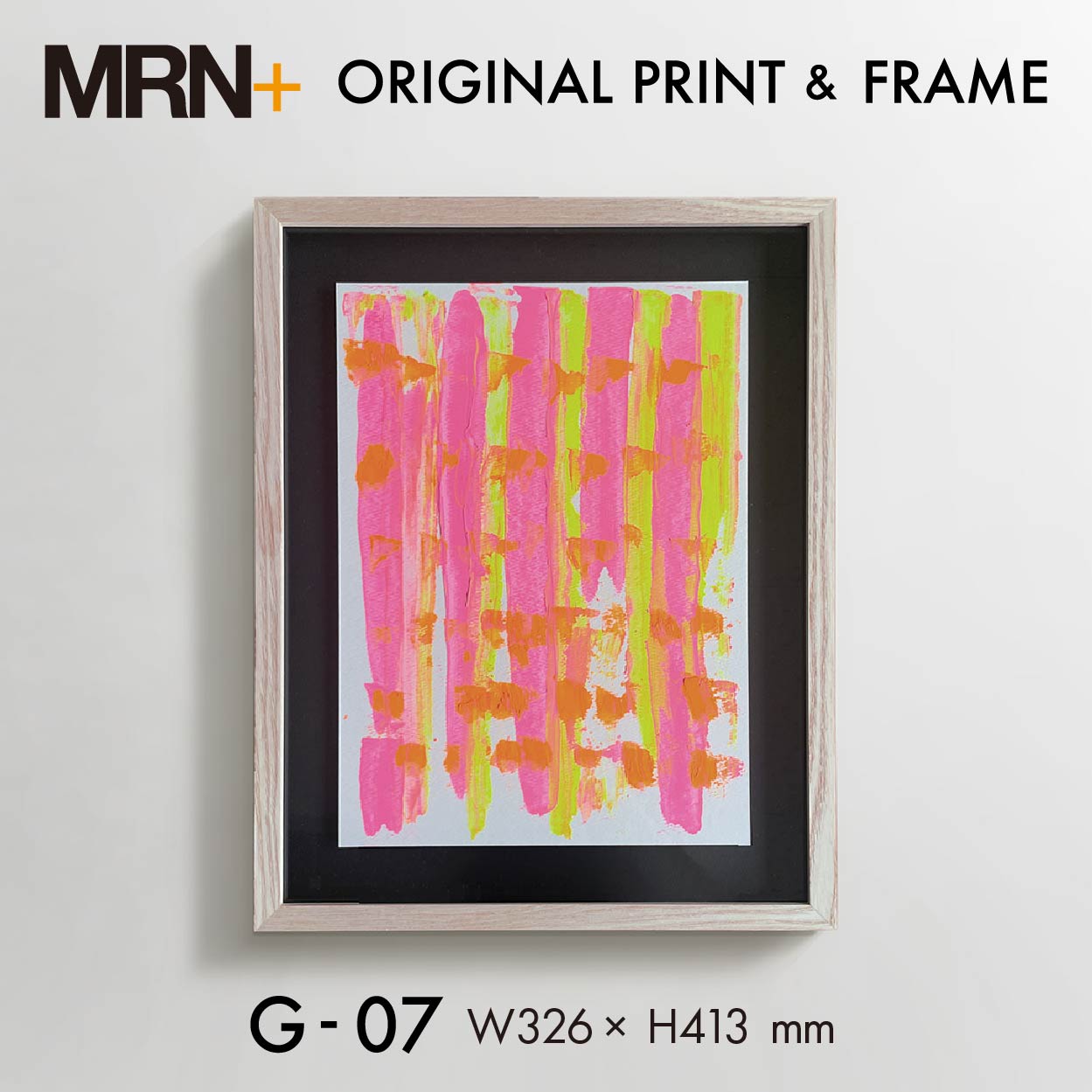 【MRN+ ART】 ORIGINAL PRINT + FRAME　G-07