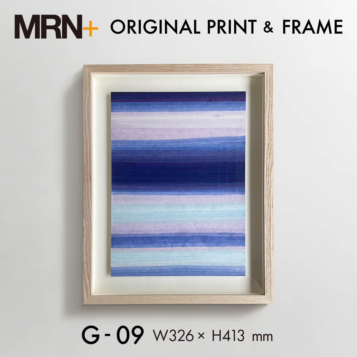 【MRN+ ART】 ORIGINAL PRINT + FRAME　G-09