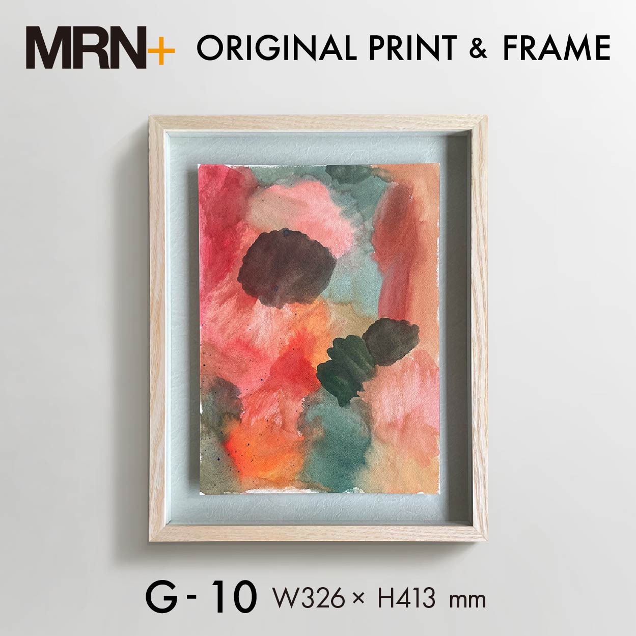 【MRN+ ART】 ORIGINAL PRINT + FRAME　G-10