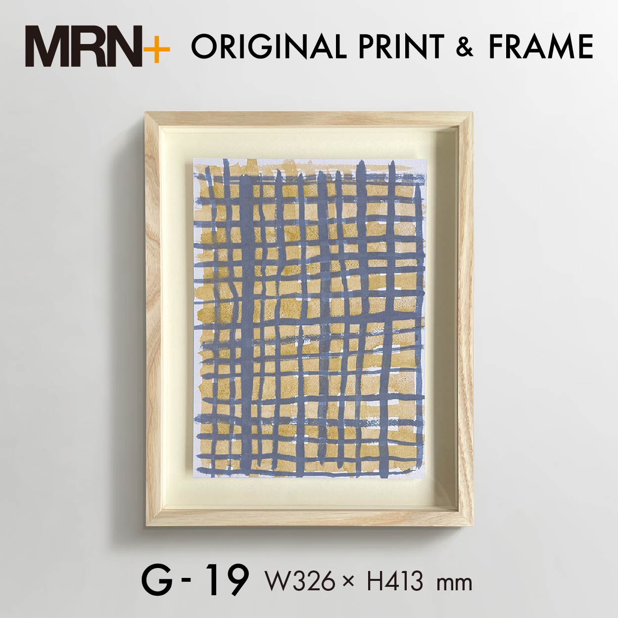 【MRN+ ART】 ORIGINAL PRINT + FRAME　G-19
