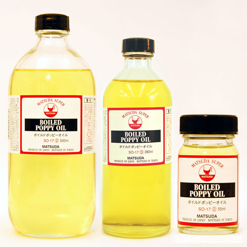 スタンドポピーオイル(旧ボイルドポッピーオイル)(マツダスーパー画溶液)