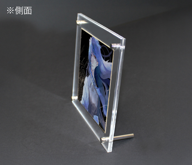 アクリルフレーム【ミニ色紙・寸松庵サイズ】（側面）