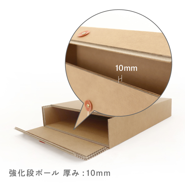額縁外装用品強化段ボール製さし箱