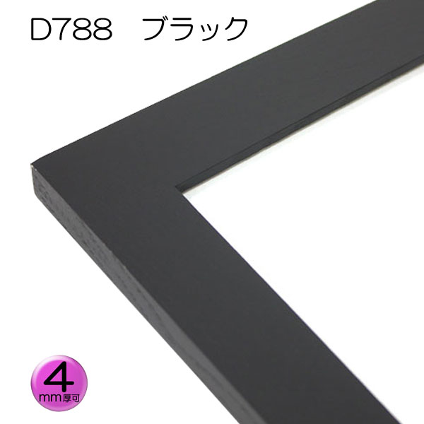 D788　ブラック【既製品サイズ】デッサン額縁