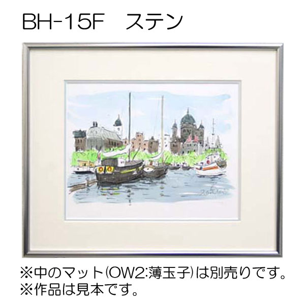 【セール品】デッサン額縁:BH-15F(アルフレーム)ステン　B2(515×728)アクリル　