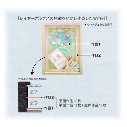 デッサン額縁 レイヤーボックスフレーム ホワイト 額縁通販 画材通販のことならマルニ額縁画材店