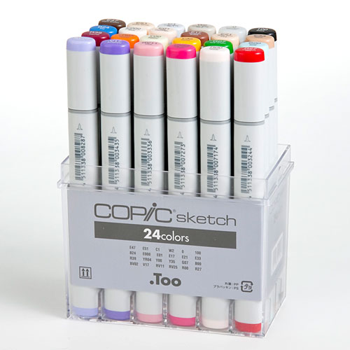 コピックスケッチ24色セット 額縁通販 画材通販のことならマルニ額縁画材店 コピックスケッチ24色セット 額縁通販 画材通販のことならマルニ額縁画材店