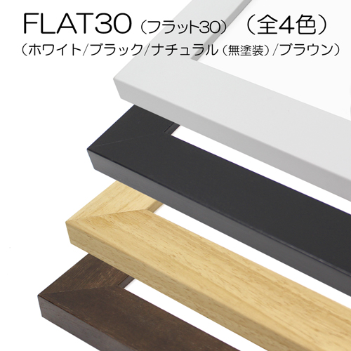 FLAT30(UVカットアクリル)　【オーダーメイドサイズ】デッサン額縁(MRN)