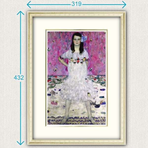 【クリムト】 絵画額装品 メーダ・プリマヴェージの肖像/Portrait of Mada Primavesi(小サイズ) | 額縁通販・画材