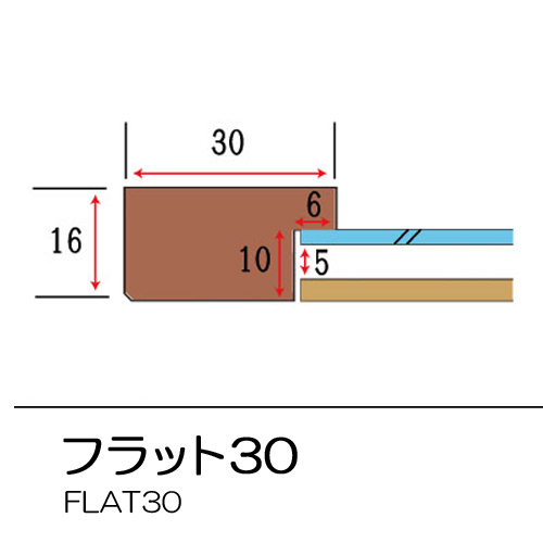 【廃盤セール品】FLAT30　ホワイト　インチ(254×203)(アクリル)　デッサン額縁