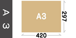 A3:297×420mm