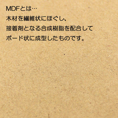 裏板MDF板(2.5mm厚)　【オーダー】