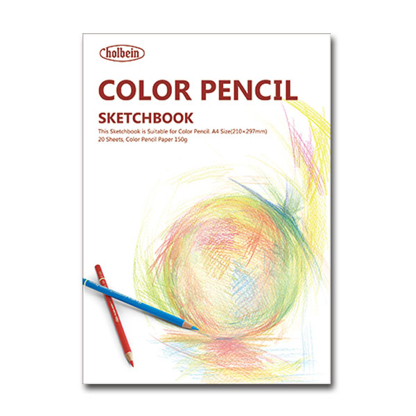 [ホルベイン]スケッチブック　色鉛筆画用　A4(150g/20枚入)