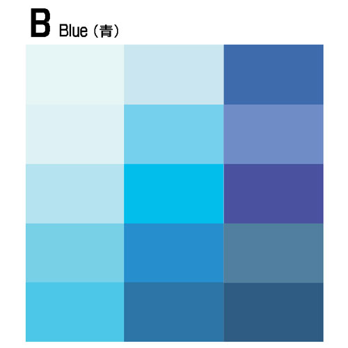 【COPIC SKETCH】B:Blue
