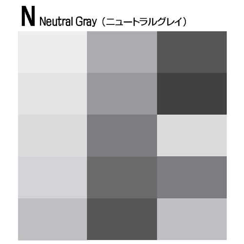 【COPIC SKETCH】N:Neutal Gray