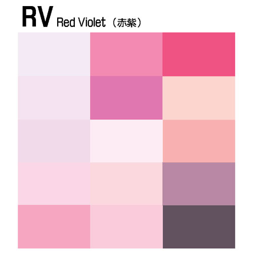 【COPIC SKETCH】RV:Red Violet