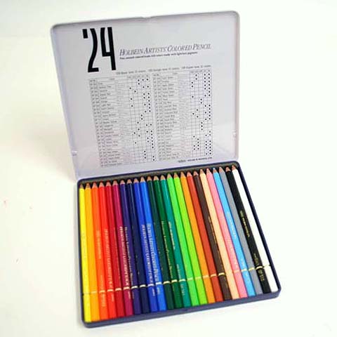 [ホルベイン]色鉛筆　24色セット　OP920