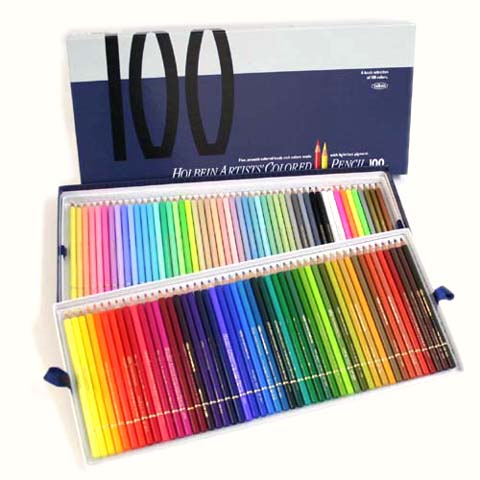 ホルベイン]色鉛筆 100色セット(木箱) OP941 | 額縁通販・画材通販の 