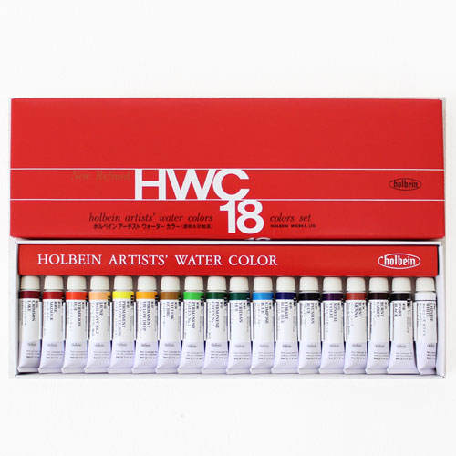ホルベイン]透明水彩絵具 108全色セット(2号チューブ)W422 | 額縁通販 