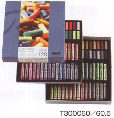 [レンブラント]ソフトパステル　120色セツト(60色+ハーフ60色)T300C60/60.5(紙箱