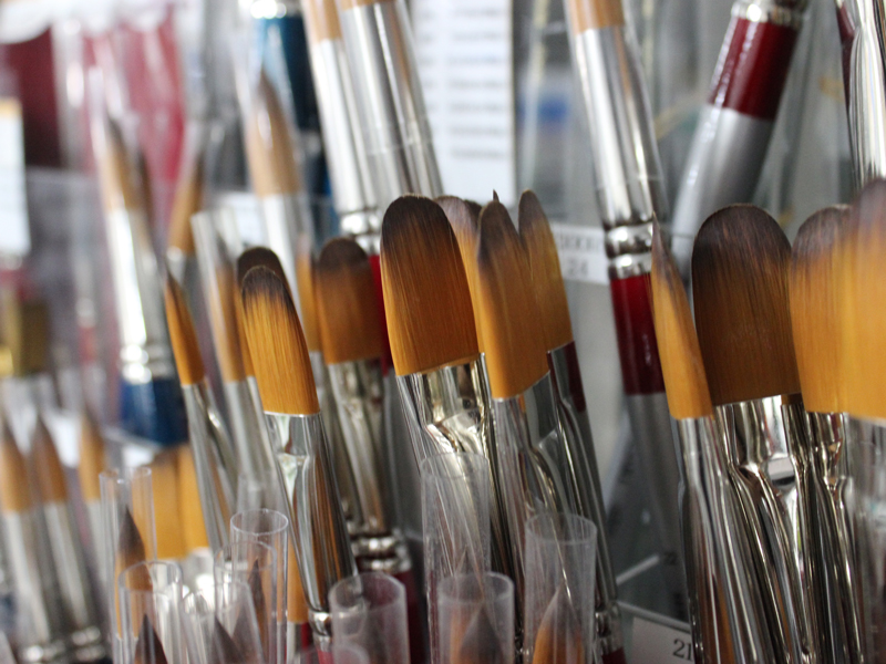 額縁サンプル展示